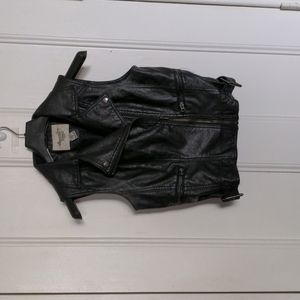 American Rag Vegan Leather Vest